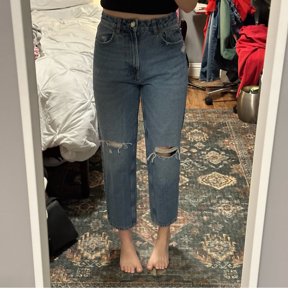 Zara High Waisted Jeans